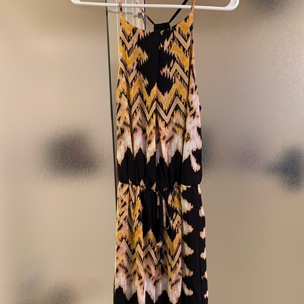 NEW Spaghetti strap dress with draw string waist.